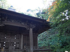 法華堂。本尊は除厄祖師とのこと。